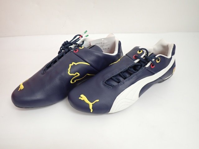 【未使用開封品】PUMA x Ferrari ドライビングシューズ スニーカー FUTURE CAT LEATHER SF-10 フューチャーキャット 27.0cm ◆ 6C433-14_画像3