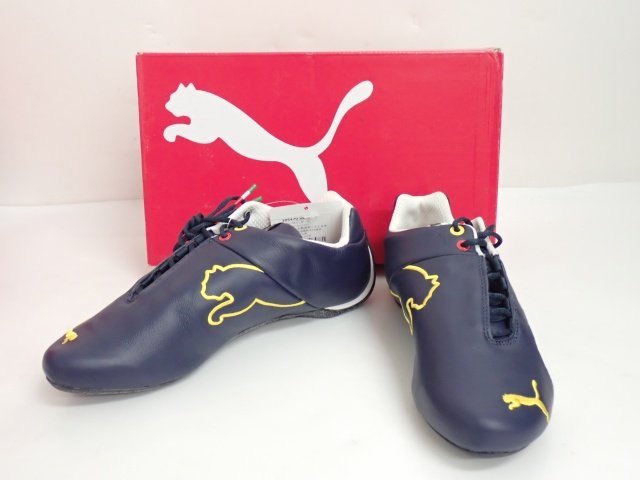 【未使用開封品】PUMA x Ferrari ドライビングシューズ スニーカー FUTURE CAT LEATHER SF-10 フューチャーキャット 27.0cm ◆ 6C433-14_画像1