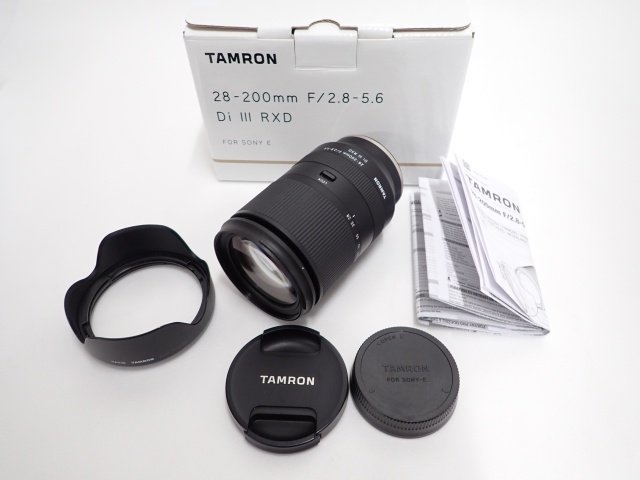 美品 TAMRON 28-200mm F2.8-5.6 Di III RXD A071SF タムロン 明るい高倍率ズームレンズ (SONY ソニー Eマウント) ∬ 6C25C-10_画像1