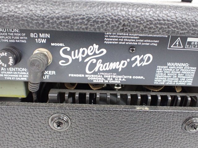 Fender Super Champ XD TYPE PR 737 ギターアンプ フェンダー スーパーチャンプ 楽器 △ 6C410-13_画像5