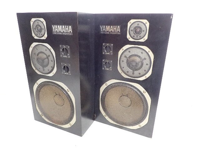 【埼玉県来店引取限定品】 YAMAHA ヤマハ 3Wayブックシェルフ型スピーカー NS-1000M センモニ ペア ★ 6C163-1_画像2