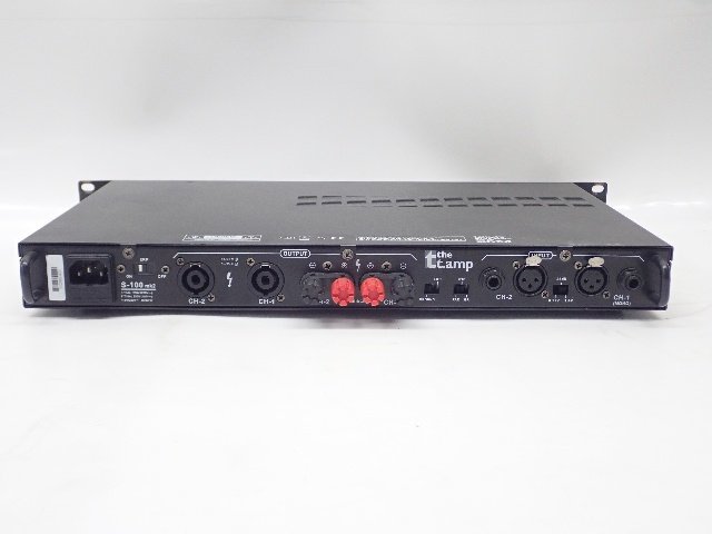 Thomann トーマン The t.amp パワーアンプ S-100 mk2 (2) ¶ 6C51B-8_画像4