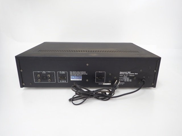 Nakamichi 582 3ヘッド構成ステレオカセットデッキ ナカミチ オーディオ △ 6C61F-2_画像4