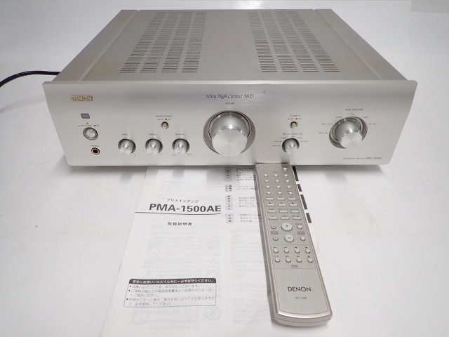 最前線の DENON PMA-1500AE デノン デンオン プリメインアンプ 動作品