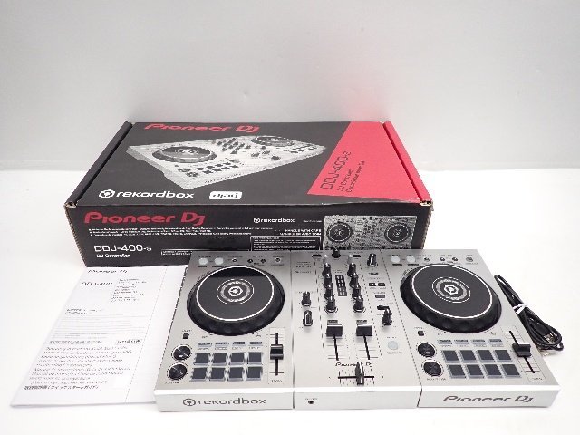 Pioneer 2ch DJコントローラー DDJ-400 2019年製 元箱付き パイオニア ★ 6C3C2-1_画像1