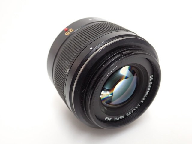 Panasonic LUMIX Leica DG SUMMILUX 25mm F1.4 ASPH. H-X025 ライカ マイクロフォーサーズ ズミルックス 大口径標準レンズ ∬ 6C774-14_画像2