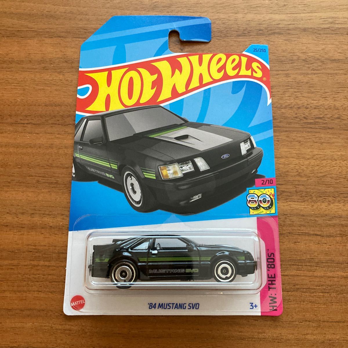 ホットウィール Hot Wheels ベーシック　84MUSTANG SVO マスタング　ミニカー_画像1