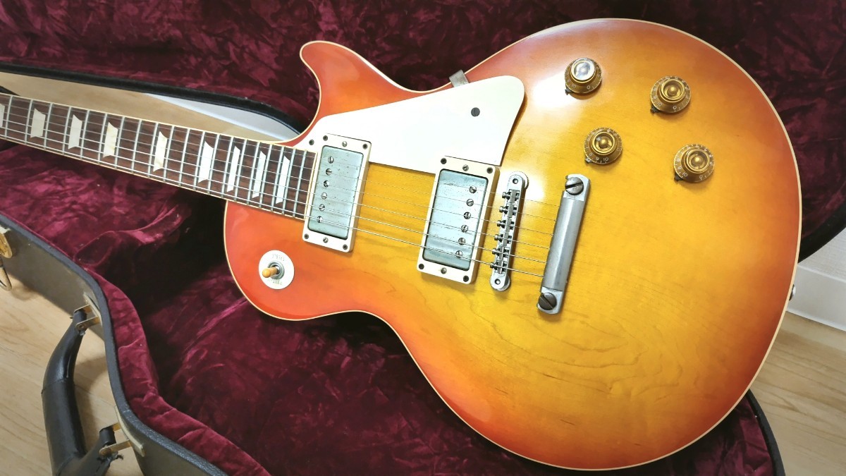 ★2012年製 Gibson Custom Shop Historic Collection 1958 Les Paul Standard Washed Cherry VOS 超軽量3.7㎏ 極上美品★_画像3