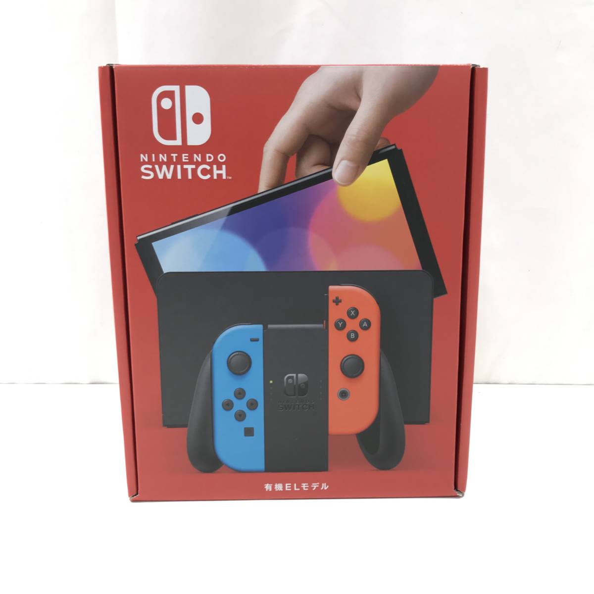 1円スタート 中古 美品 店舗印あり Nintendo Switch 本体 有機ELモデル