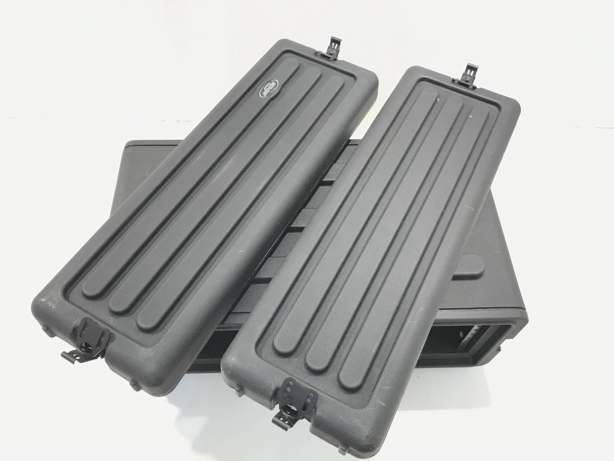 中古品 SKB エスケービー R3S 3U ラックケース PA機器 音響 オーディオ 樹脂製 made in USA_画像5