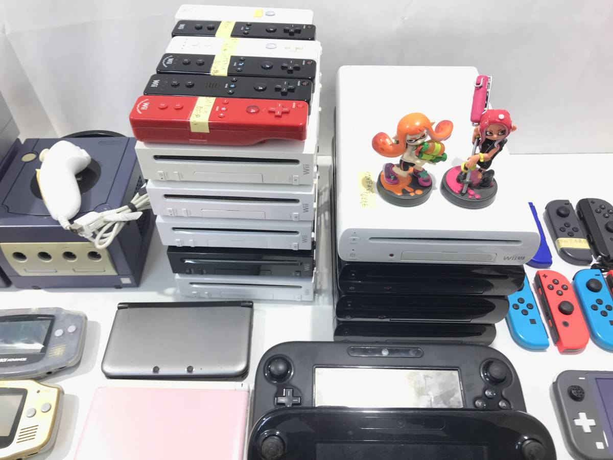 1円スタート ジャンク品 Nintendo ニンテンドー スイッチライト WiiU Wii ゲームキューブ 64 他 ゲームハード コントローラー まとめ売り_画像6