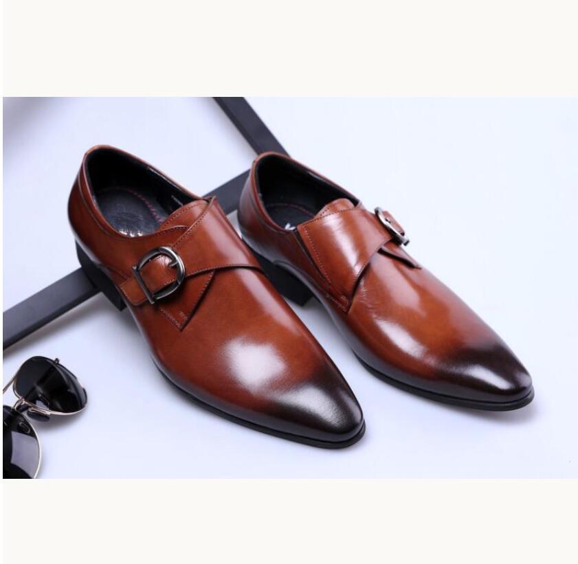 オックスフォードシューズ メンズシューズ レザーシューズ 革靴 PU革 ロングノーズ 紳士靴 ビジネスシューズ　ブラック 　24.5cm~29cm　_画像8