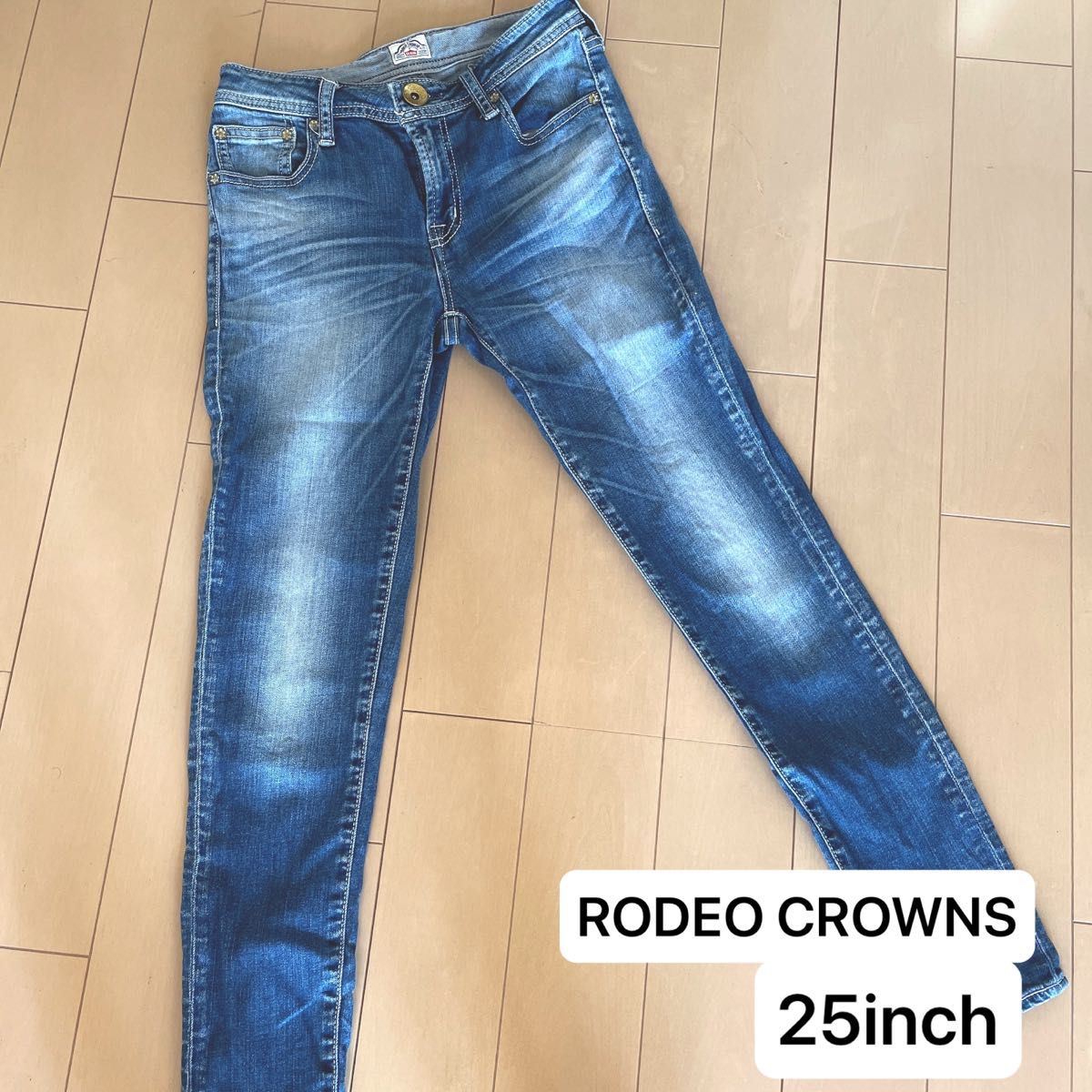 ロデオクラウンズ　RODEO CROWNS 25インチ　レディース　スキニー　M  スキニーデニム　 デニムパンツ