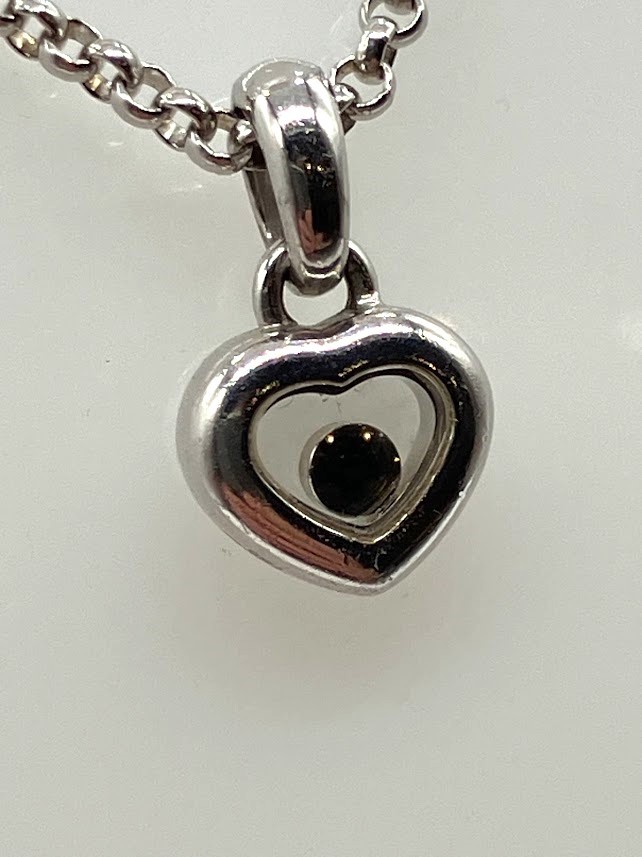 [ITRA07NPKAZC]Chopard Chopard happy diamond Heart 750 necklace 