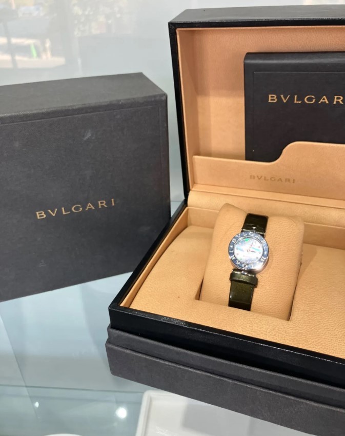 今日の超目玉】 【ITG16LXDHO3C】BVLGARI レディース腕時計 ブルー