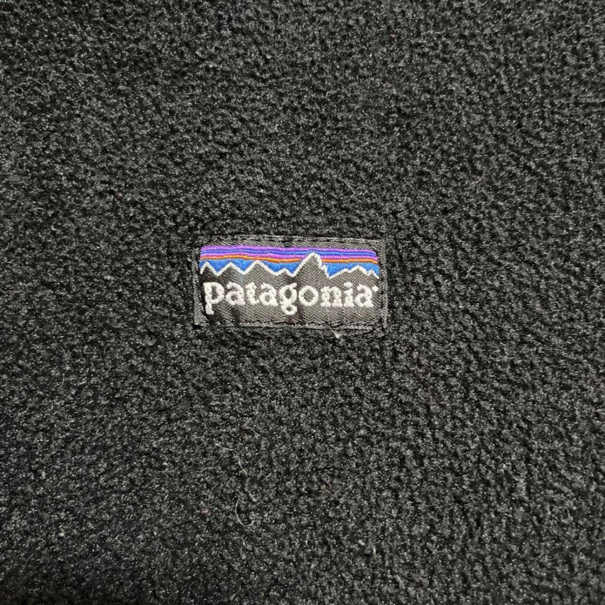 値下げ Patagonia ハーフジップ 黒 XL フリース スナップT  防寒 フリースジャケット パタゴニア アウトドア 古着