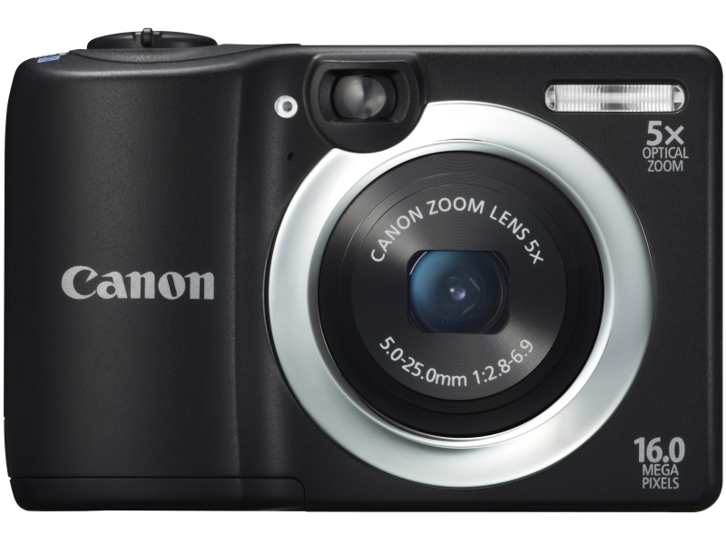 ◆未使用 Canon(キヤノン) 乾電池使用可能 HD デジタルカメラ PowerShot A1400 ブラック PSA1400 光学ファインダー搭載 プログレッシブ_イメージ画像