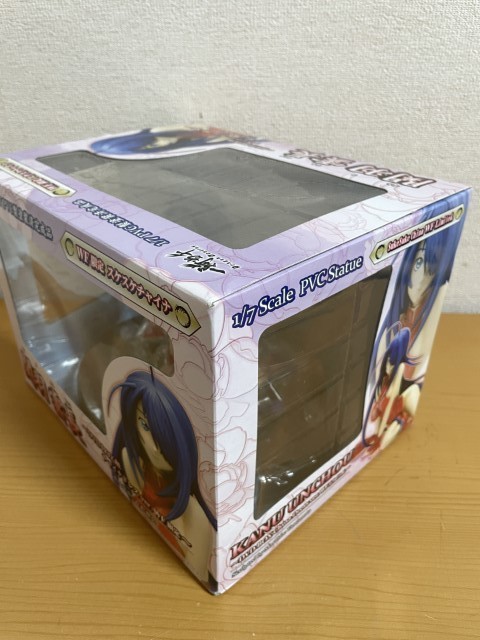 【中古美品】関羽雲長　1/7 PVC製塗装済完成品　WF限定　スケスケチャイナ　DVDBOX版チャイナドレスVer._画像3