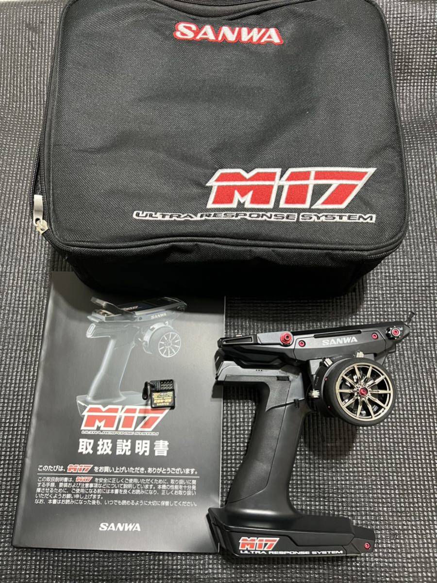 サンワ M17 プロポ RX-493 レシーバ 送受信機セット オプション付き　限定プロポバッグ ヨコモ yd-2 grk galm mc-1 等に_画像1