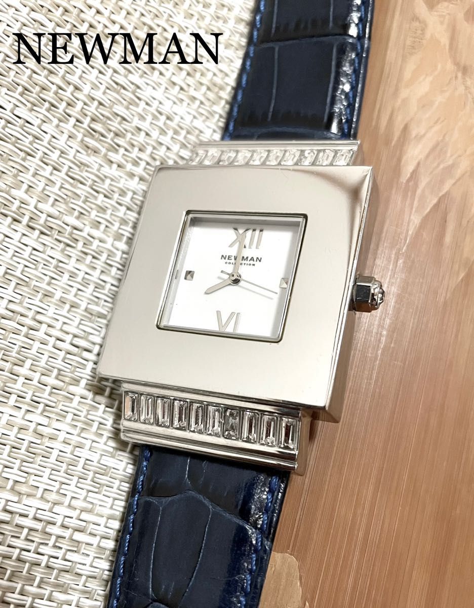 美品！NEWMAN イタリア製 本革レザー 腕時計 レディースメンズ - 時計