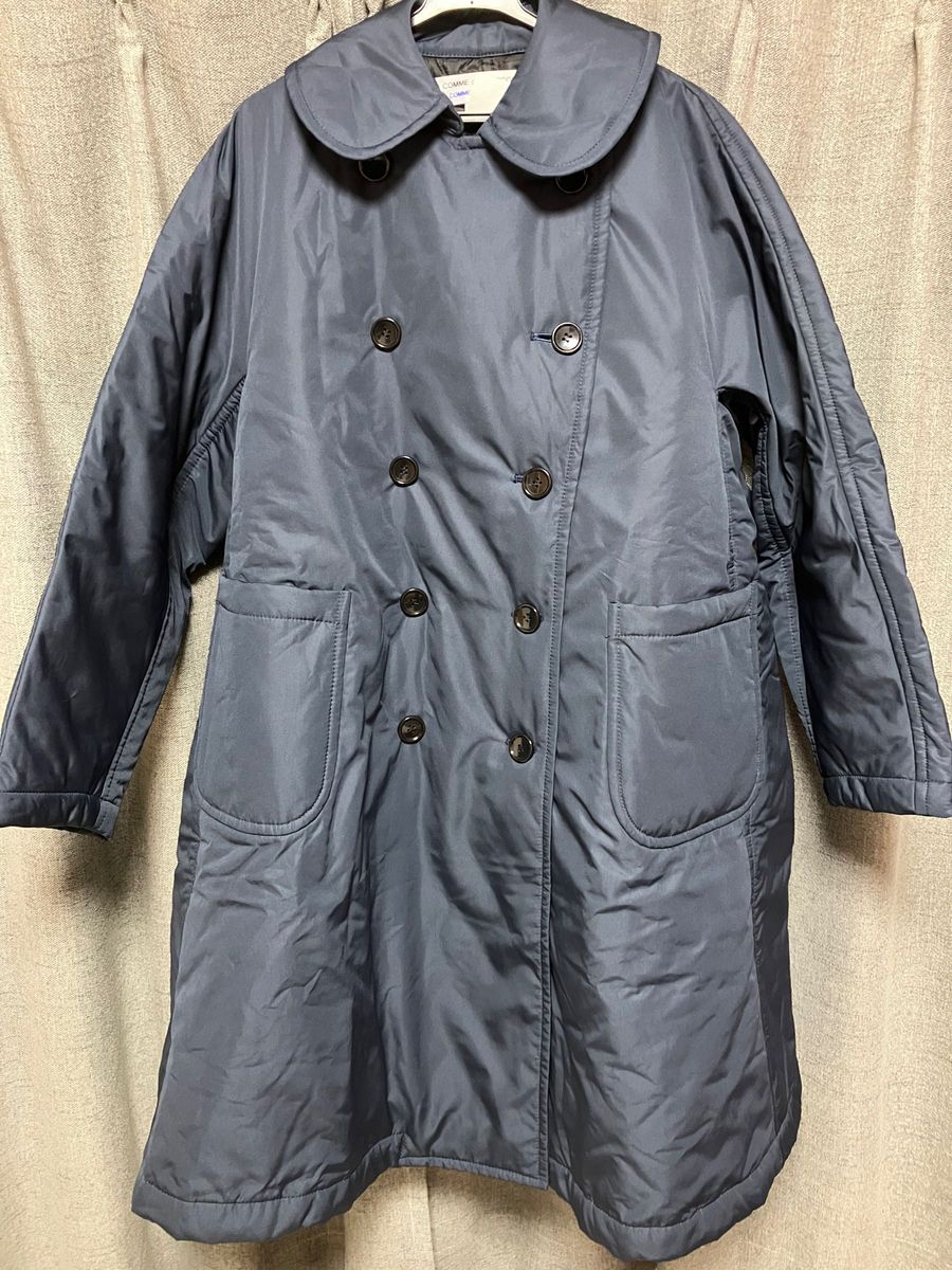 美品】COMME des GARCONS 【丸襟 バルーン コート】S コムコム