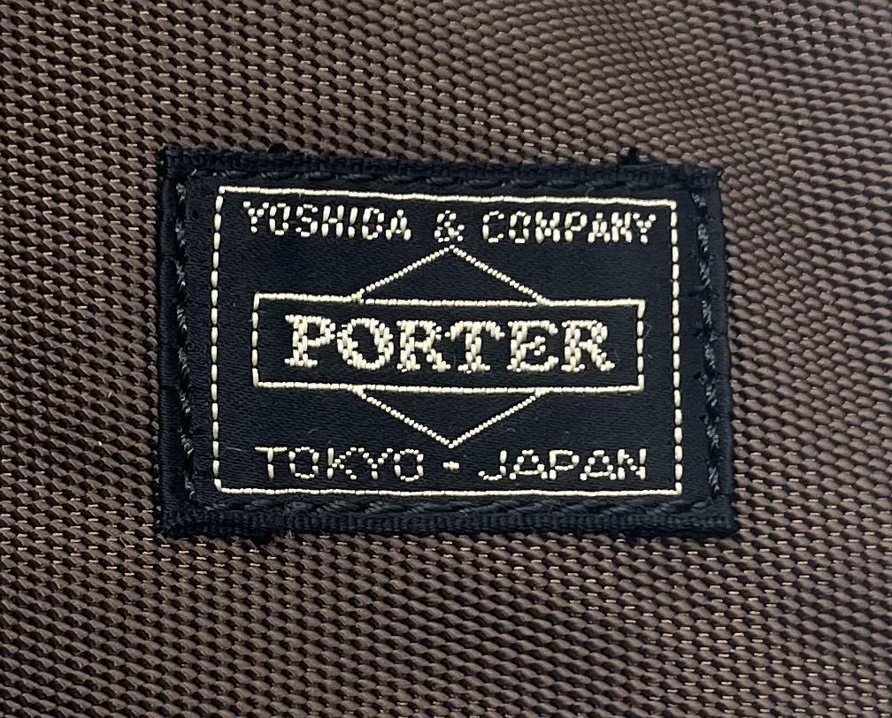 「1円」PORTER ポーター 吉田カバン　ビジネスバッグ　ブリーフケース　ショルダーバッグ 2way レザー×キャンバス　ブラウン_画像4