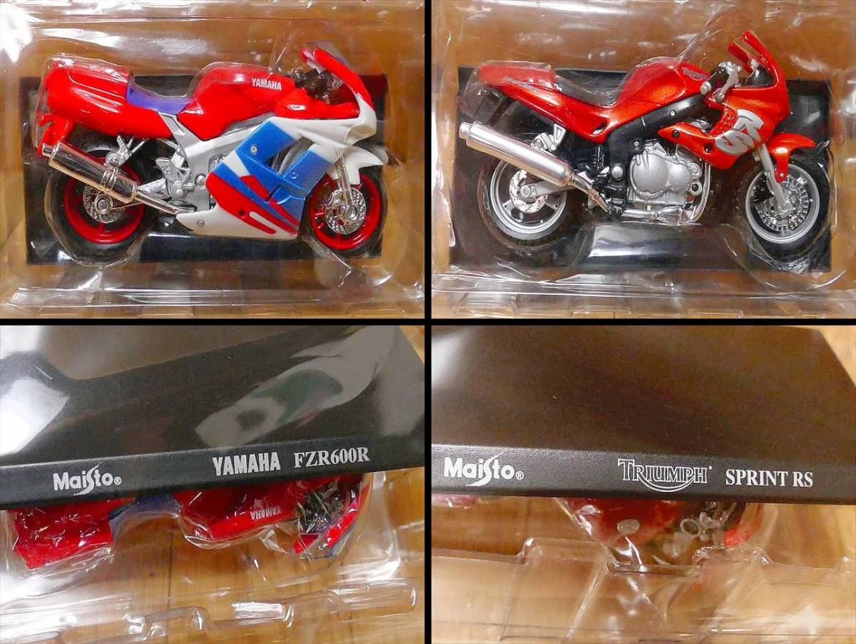 未使用　Maisto　マイスト　バイク　1/18　ミニチュア　フィギュア　台座ブリスター付　18台まとめて　SUZUKI　PEUGEOT　BMW　HONDA他　_画像5