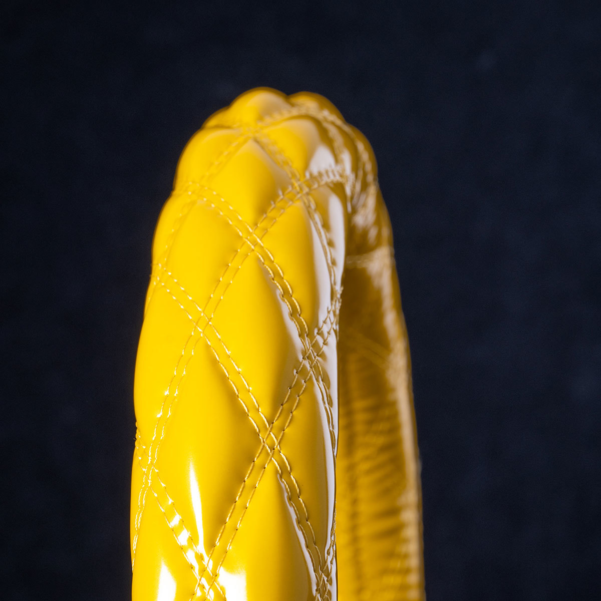 ハンドルカバー　真月光　イエロー（黄色）　ML　39～40cm　キルトタイプ　【納期約3週間】_画像1