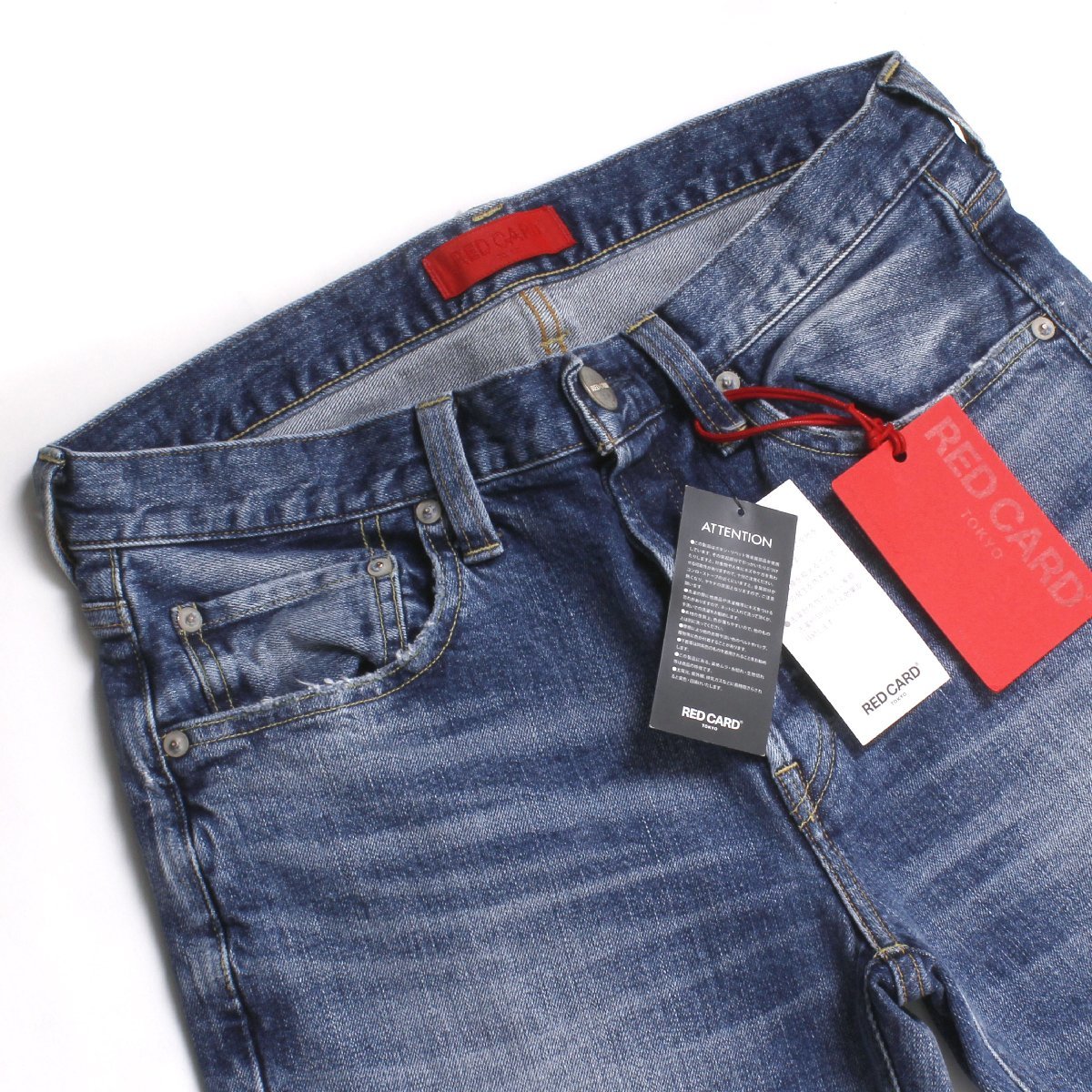 メンズ【新品・定価20,900円】RED CARD TOKYO Rhythm Slim Tapered スリムテーパード ストレッチ デニム 30 SP7186301Kim レッドカード_画像4