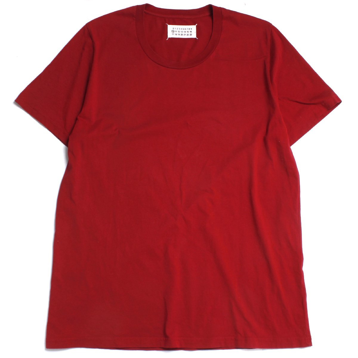 Maison Margiela 10 Crew neck Tee size52 RED メゾン マルジェラ クルーネック 半袖 Tシャツ