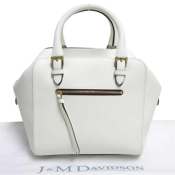 【定価24万 新品タグ付】J&M DAVIDSON OLIVIA BOX TALL NEW WHITE 白 ホワイト 01416 J&M デヴィッドソン 2WAY ボストンバッグ