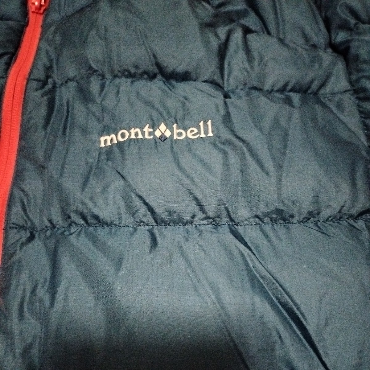 mont-bell ライトアルパインダウンパーカ メンズ 登山 モンベル XLサイズ ブルー　中古品_画像2