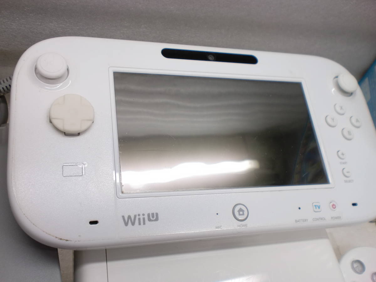 2311012 WiiU body (32GB) large ..s mash Brothers U Wii soft possible to play present condition goods 