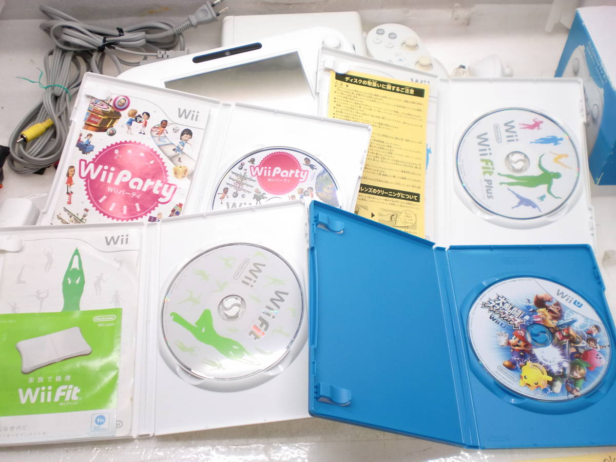 2311012 WiiU body (32GB) large ..s mash Brothers U Wii soft possible to play present condition goods 