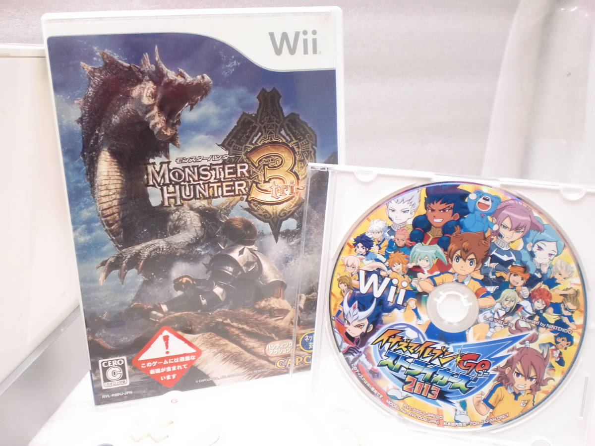 2311112 Wii body Inazuma eleven Monstar Hunter 3 present condition goods 