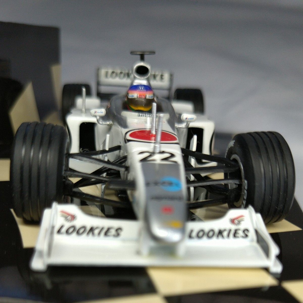 ミニカー 1/43 ミニチャンプス BAR HONDA SHOWCAR 2000 J.VILLENEUVE