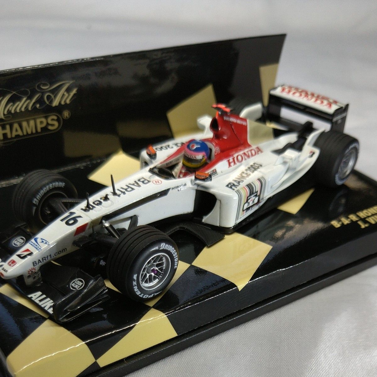 ミニカー 1/43 ミニチャンプス BAR HONDA 005 J.VILLENEUVE