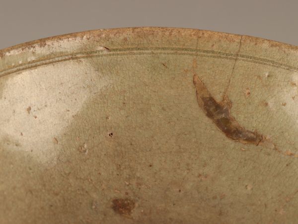 古美術 朝鮮古陶磁器 高麗青磁 鉢 時代物 極上品 初だし品 C2807_画像4