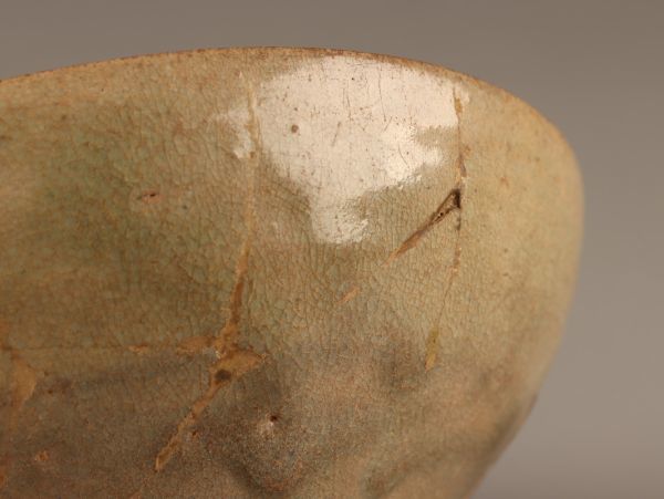 古美術 朝鮮古陶磁器 高麗青磁 鉢 時代物 極上品 初だし品 C2807_画像7