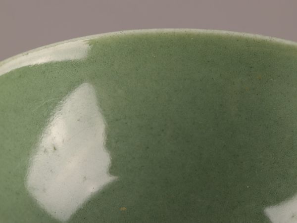 中国古玩 唐物 煎茶道具 青磁 煎茶碗 六客 時代物 極上品 初だし品 C0717_画像6