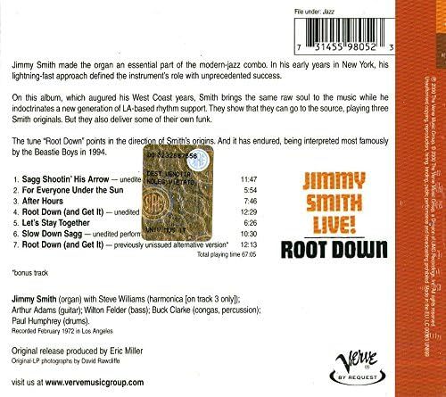 Root Down ジミー・スミス 輸入盤CD_画像2