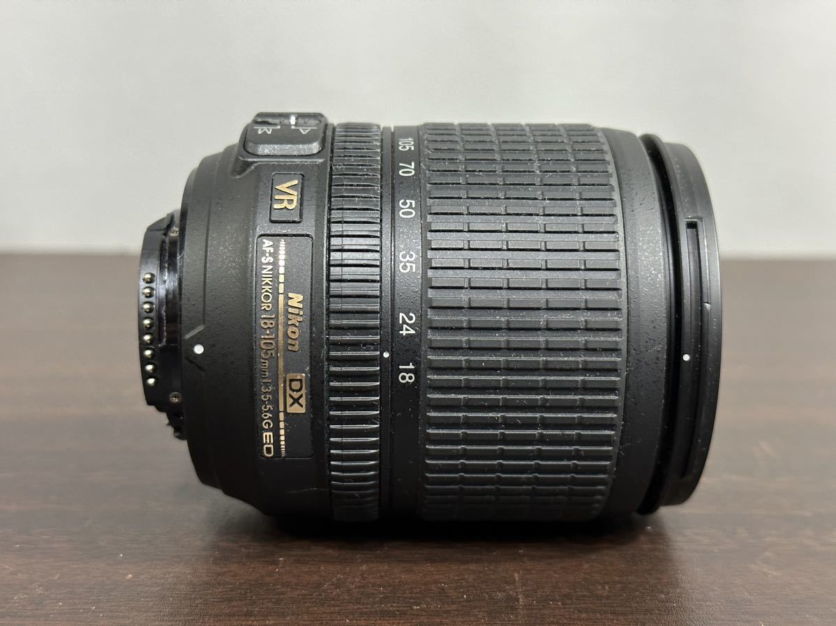 美品 Nikon ニコン DX AF-S NIKKOR 18-105mm 1:3.5-5.6G ED VR カメラレンズ 動作未確認 現状品_画像2