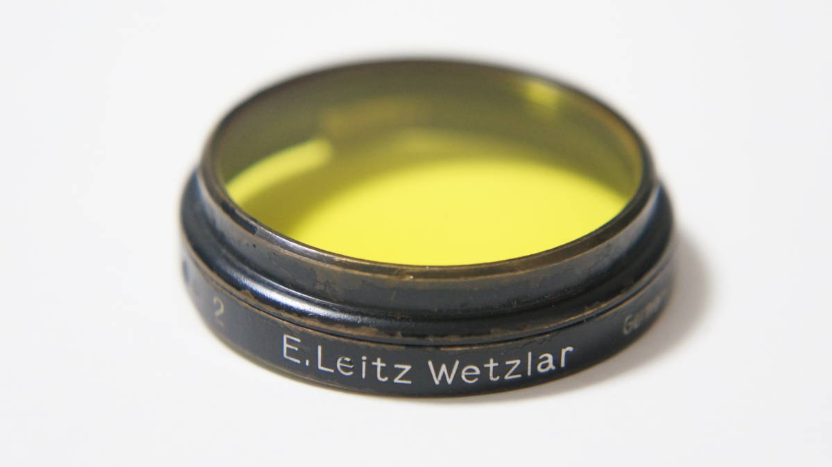 [A36 covered type ] E.Leitz / Leica 2 color filter [F3961]