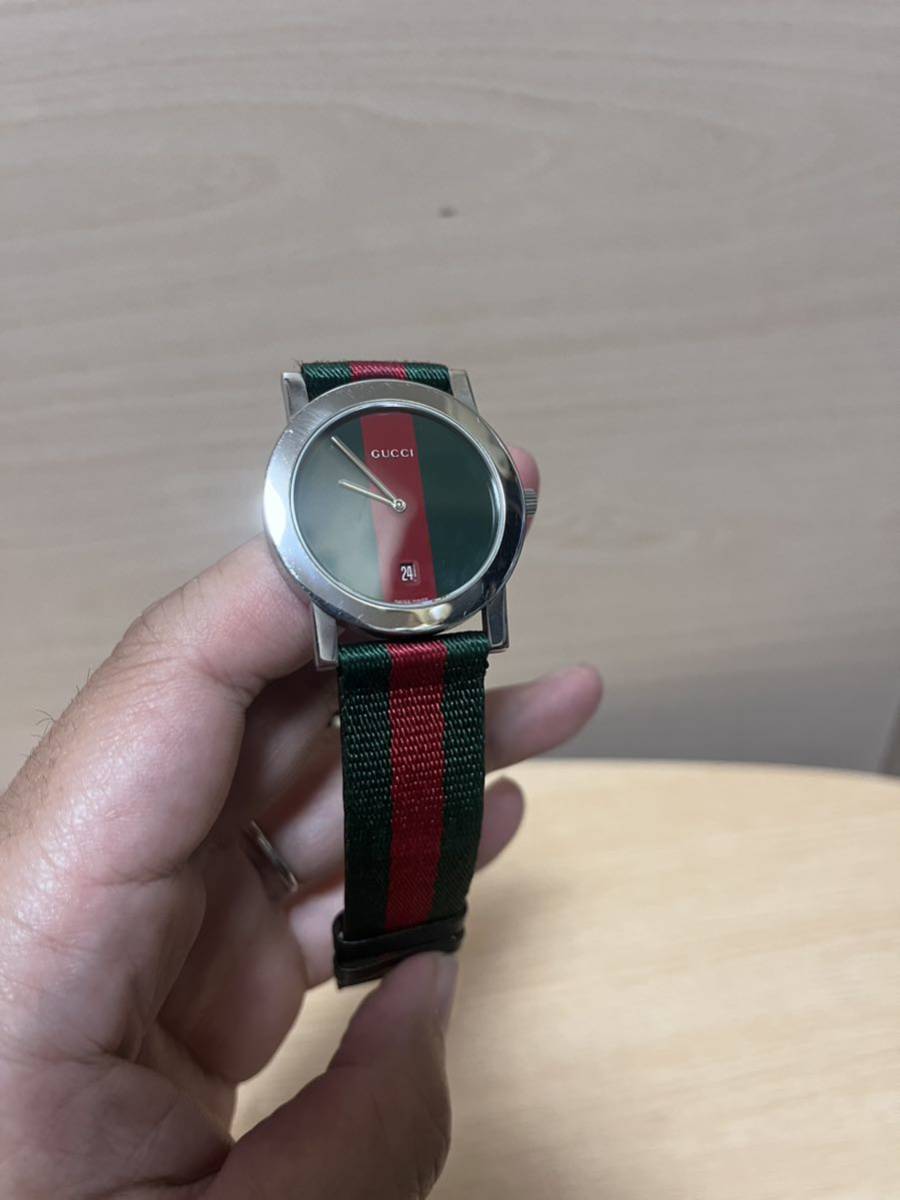 グッチ 5200M シェリーライン 腕時計 ステンレススチール/革 【中古】【GUCCI】_画像1