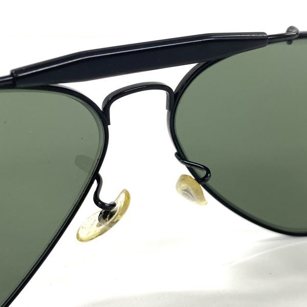 Q648-Z10-128 ◎ Ray-Ban レイバン OUTDOORSMAN アウトドアーズマン ティアドロップ ボシュロム サングラス ケース付き 58□15-130 小物 ④_画像6