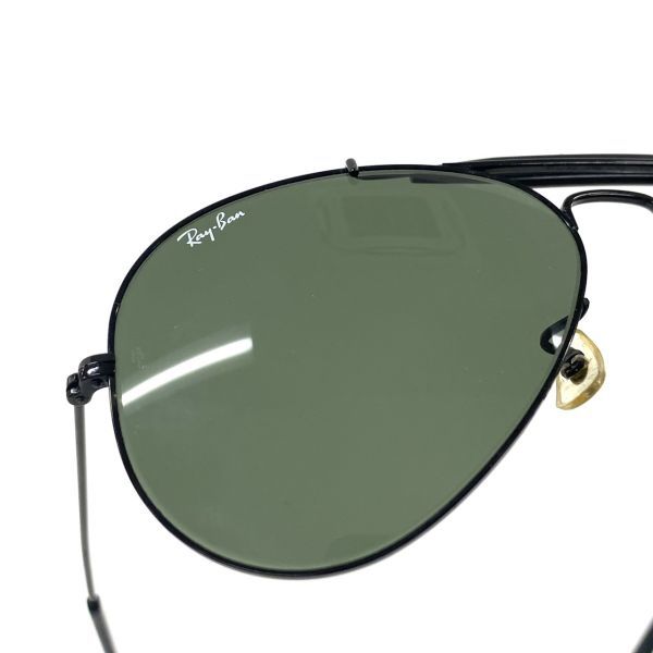 Q648-Z10-128 ◎ Ray-Ban レイバン OUTDOORSMAN アウトドアーズマン ティアドロップ ボシュロム サングラス ケース付き 58□15-130 小物 ④_画像3