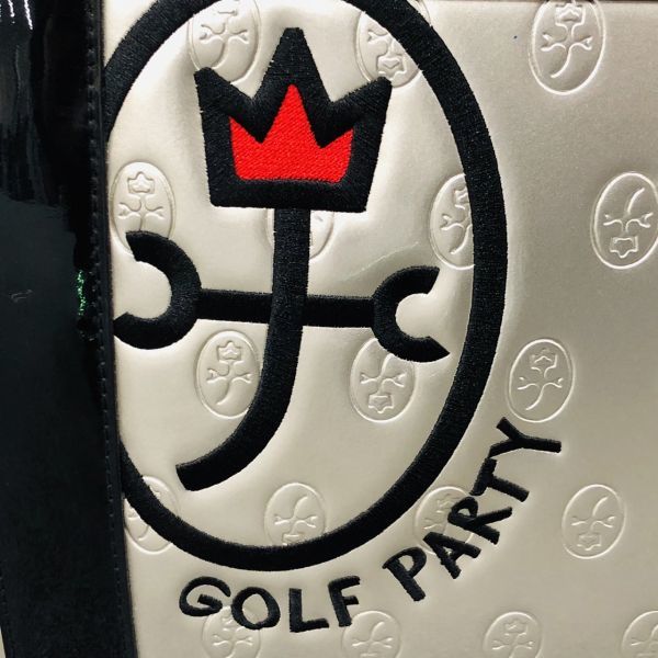 Q203-Z5-548 CASTEL BAJAC カステルバジャック GOLF PARTY ボストンバッグ W約50×D26×H29㎝ スポーツバッグ バッグ 大容量 ゴールド ②_画像7