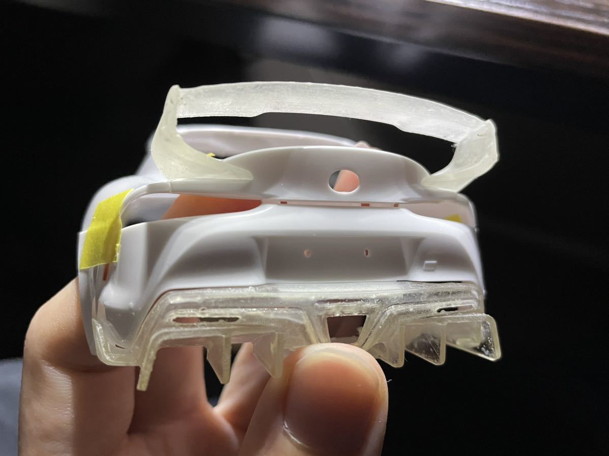 トヨタ GRスープラ 社外 リアスポイラー 1/24 レジン 3Dプリント T社向け_画像4