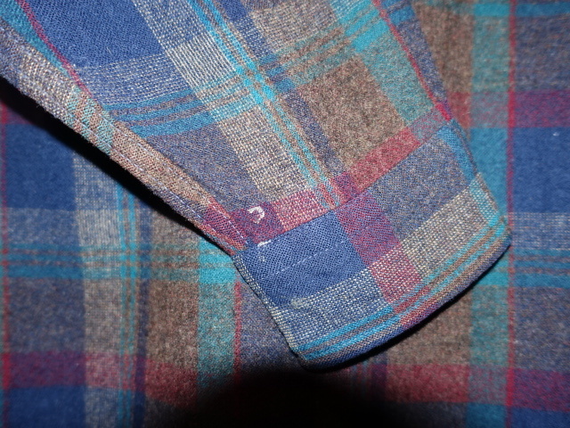 MADE IN USA 製 古着 ビンテージ 80'S ペンドルトン 長袖 チェック ウール シャツ L / ヴィンテージ 80S PENDLETON VINTAGE / 1_画像6