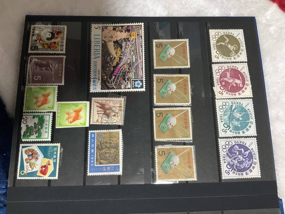 昔の切手、切手帳付_画像5